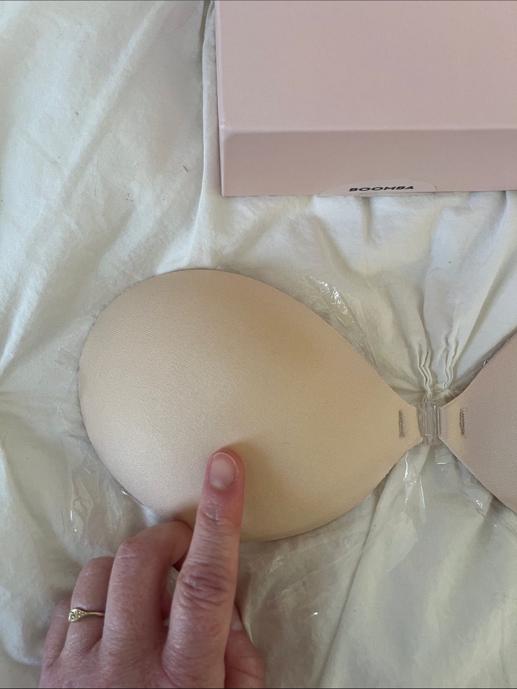 Boomba Women's Magic Padded Sticky Bra In Sand Size A — image 6 of 8